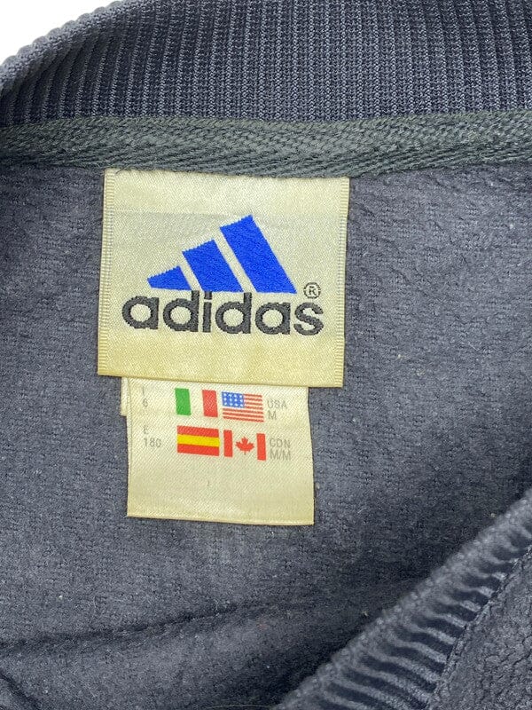 90s Black Adidas Chest Logo Sweatshirt Men's Large Northern Pole Vintage Wholesale 