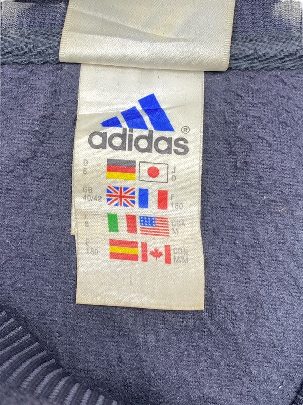 90s Black Adidas Chest Logo Sweatshirt Men's Large Northern Pole Vintage Wholesale 