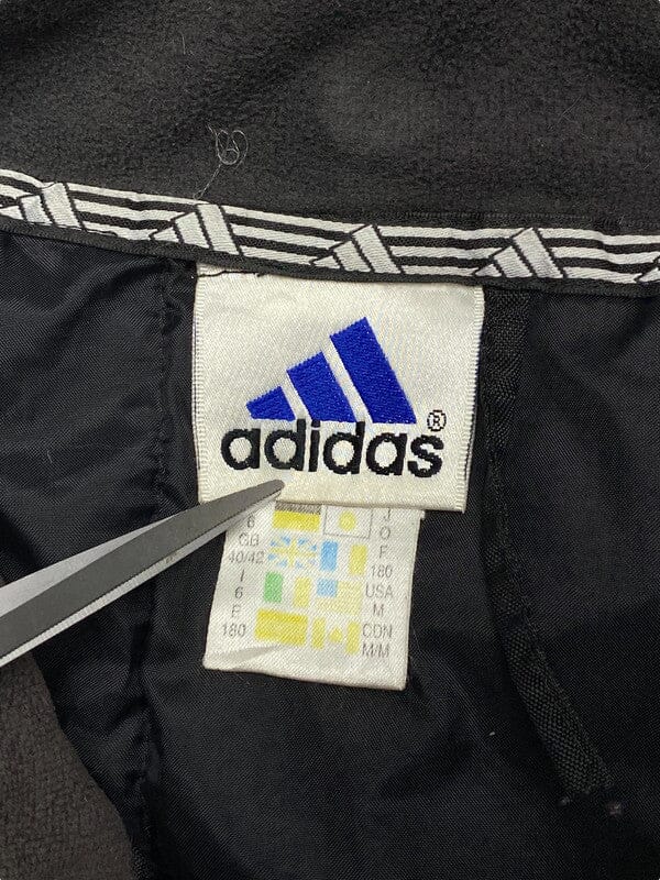 90s Black Adidas Raincoat Men's XL Northern Pole Vintage Wholesale 