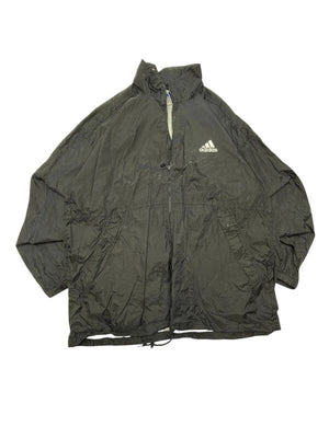 90s black adidas windbreaker men's xl Northern Pole Vintage Wholesale 