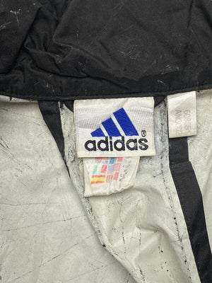 90s black adidas windbreaker men's xl Northern Pole Vintage Wholesale 