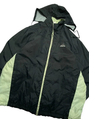 90s Black Adidas Windbreaker Men's XL Northern Pole Vintage Wholesale 