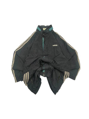 90s Black Adidas Windbreaker Men's XXL Northern Pole Vintage Wholesale 