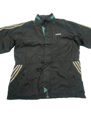 90s Black Adidas Windbreaker Men's XXL Northern Pole Vintage Wholesale 