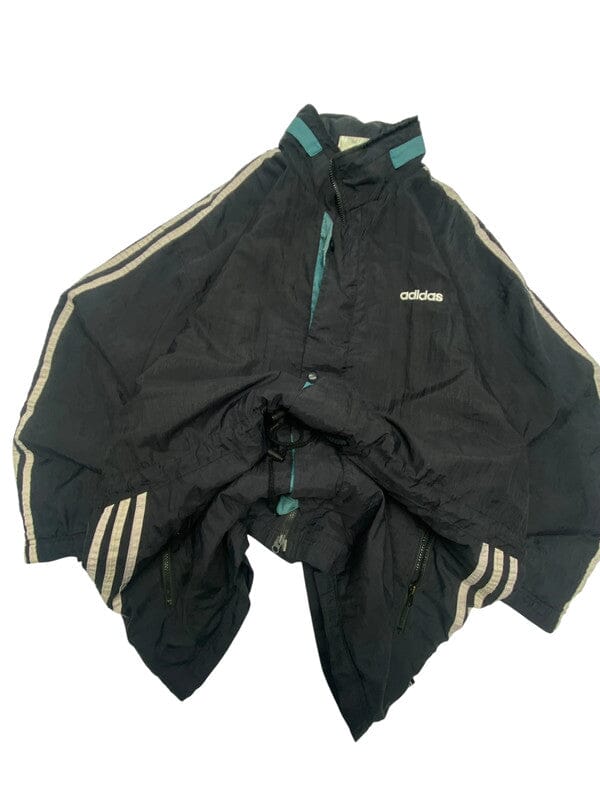 90s Black Adidas Windbreaker Men's XXL Northern Pole Vintage Wholesale 