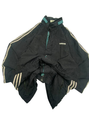 90s Black Adidas Windbreaker Men's XXL Northern Pole Vintage Wholesale 