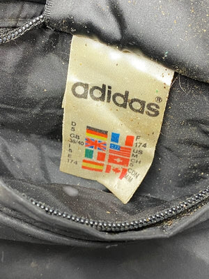 90s Black-Grey Adidas Reverse Jacket Men's Large Northern Pole Vintage Wholesale 