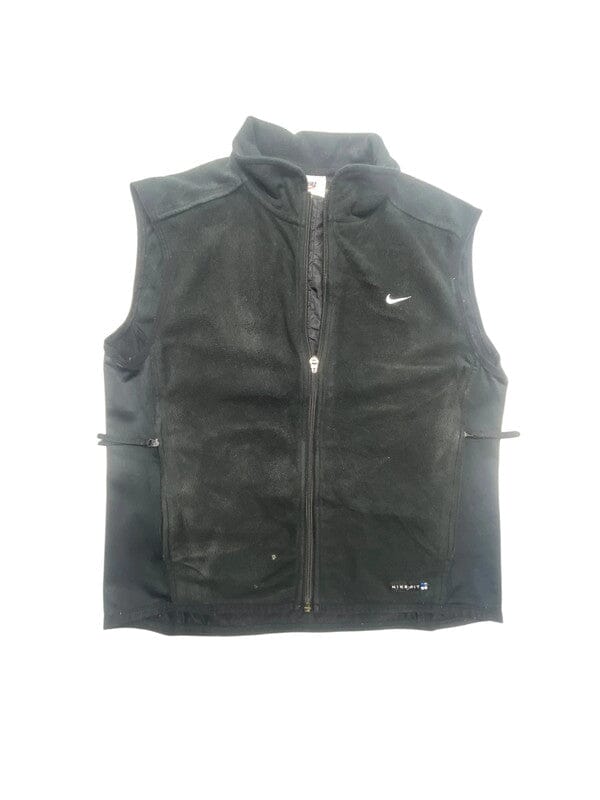 90s Black Nike Fleece Vest Women's Large Northern Pole Vintage Wholesale 