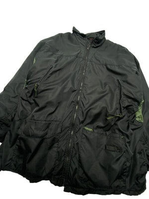 90s Black Nike Puffer Jacket Men's XXL Northern Pole Vintage Wholesale 
