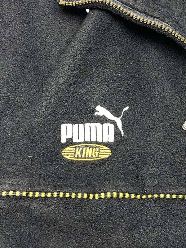 90s Black Puma 1/4 Zip-up Fleece Men's XL Northern Pole Vintage Wholesale 