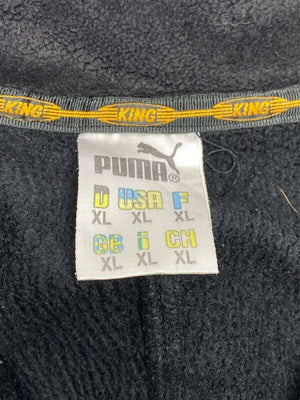 90s Black Puma 1/4 Zip-up Fleece Men's XL Northern Pole Vintage Wholesale 