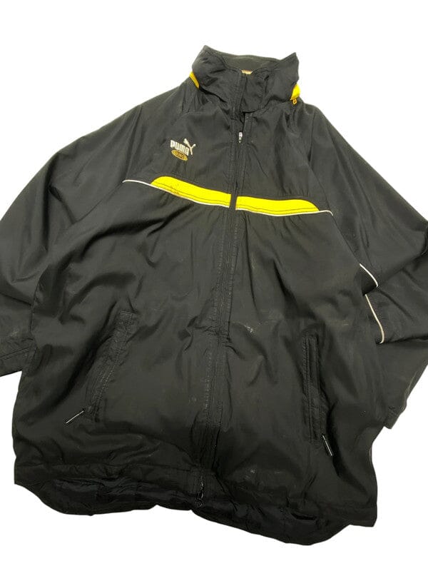 90s Black Puma Windbreaker Men's XL Northern Pole Vintage Wholesale 