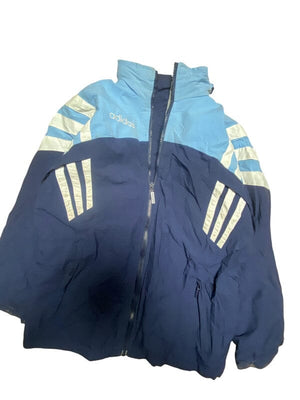 90s Blue Adidas Parka Men's XL Northern Pole Vintage Wholesale 