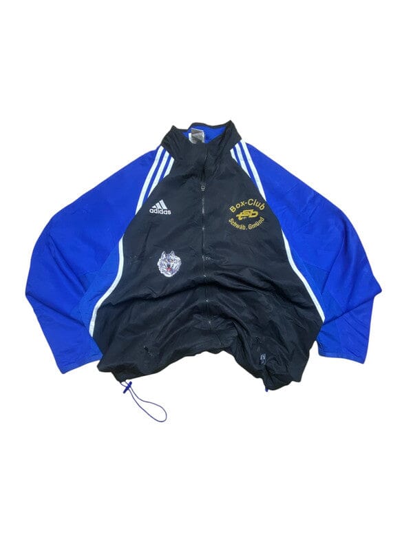 90s Blue-Black Adidas Windbreaker Men's XL Northern Pole Vintage Wholesale 