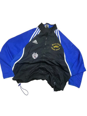 90s Blue-Black Adidas Windbreaker Men's XL Northern Pole Vintage Wholesale 