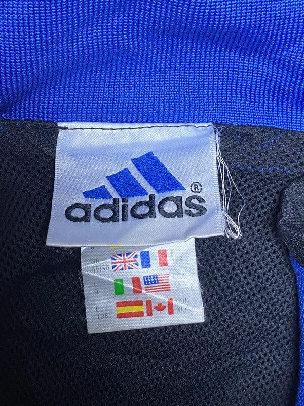 90s Blue-Black Adidas Windbreaker Men's XL Northern Pole Vintage Wholesale 