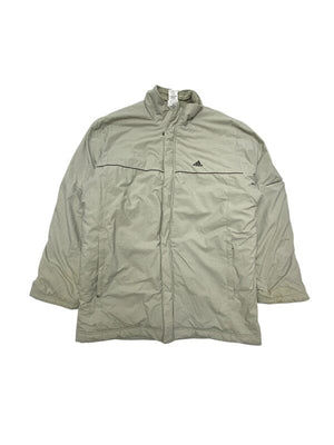 90s Grey Adidas Windbreaker Men's Large Northern Pole Vintage Wholesale 