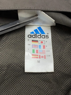 90s Grey Adidas Windbreaker Men's Medium Northern Pole Vintage Wholesale 