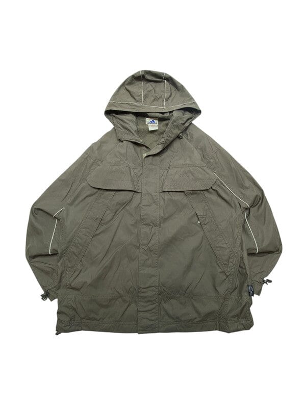 90s Grey Adidas Windbreaker Men's Medium Northern Pole Vintage Wholesale 