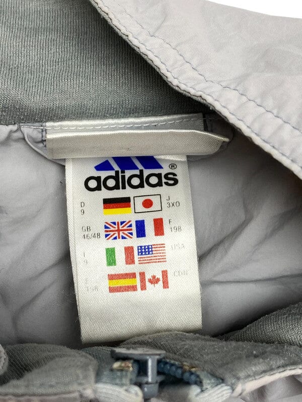 90s Grey Adidas Windbreaker Men's XL Northern Pole Vintage Wholesale 