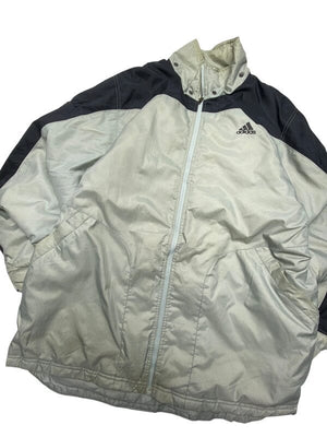 90s Grey Adidas Windbreaker Men's XL Northern Pole Vintage Wholesale 