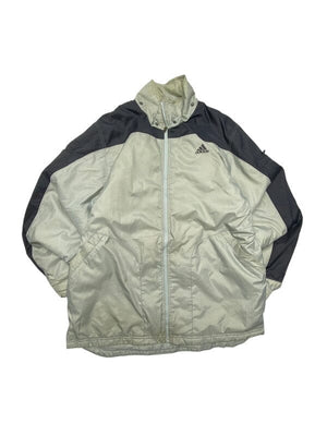 90s Grey Adidas Windbreaker Men's XL Northern Pole Vintage Wholesale 