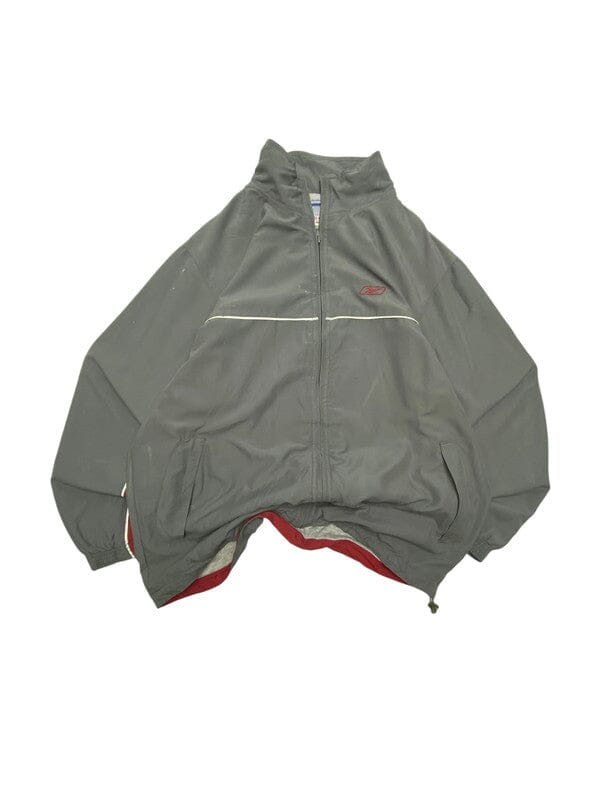 90s Grey Reebok Windbreaker Men's Large Northern Pole Vintage Wholesale 