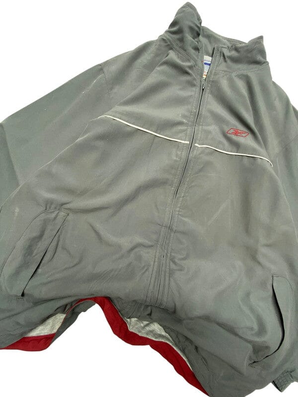 90s Grey Reebok Windbreaker Men's Large Northern Pole Vintage Wholesale 