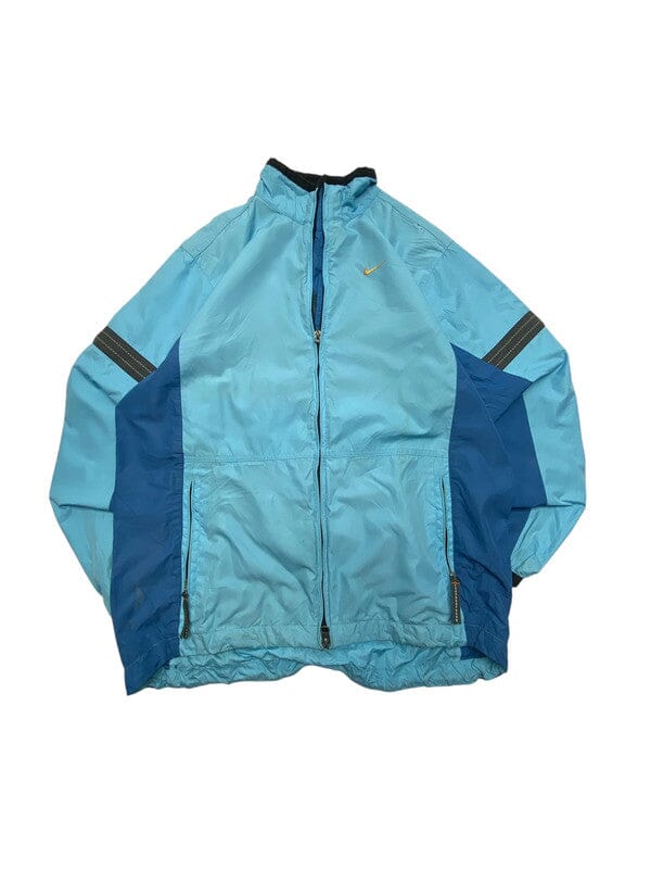 90s Light Blue Nike Windbreaker Men's Medium Northern Pole Vintage Wholesale 
