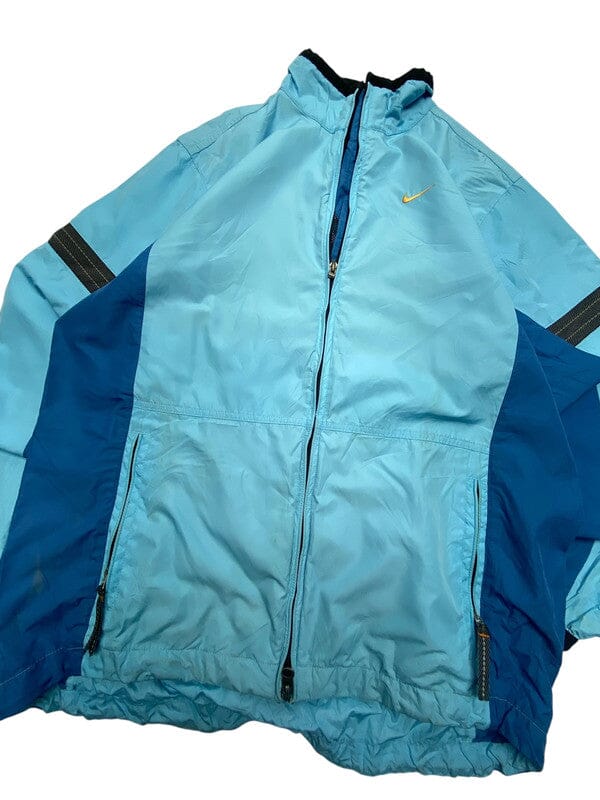 90s Light Blue Nike Windbreaker Men's Medium Northern Pole Vintage Wholesale 
