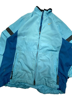 90s Light Blue Nike Windbreaker Men's Medium Northern Pole Vintage Wholesale 