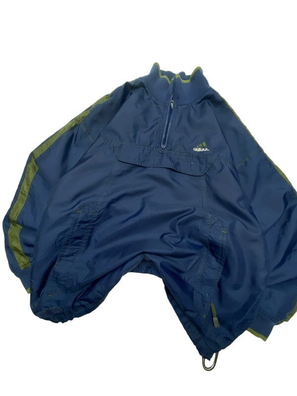 90s Navy Adidas Anorak Jacket Men's XL Northern Pole Vintage Wholesale 