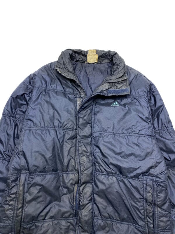 90s Navy Adidas Puffer Jacket Men's Medium Northern Pole Vintage Wholesale 
