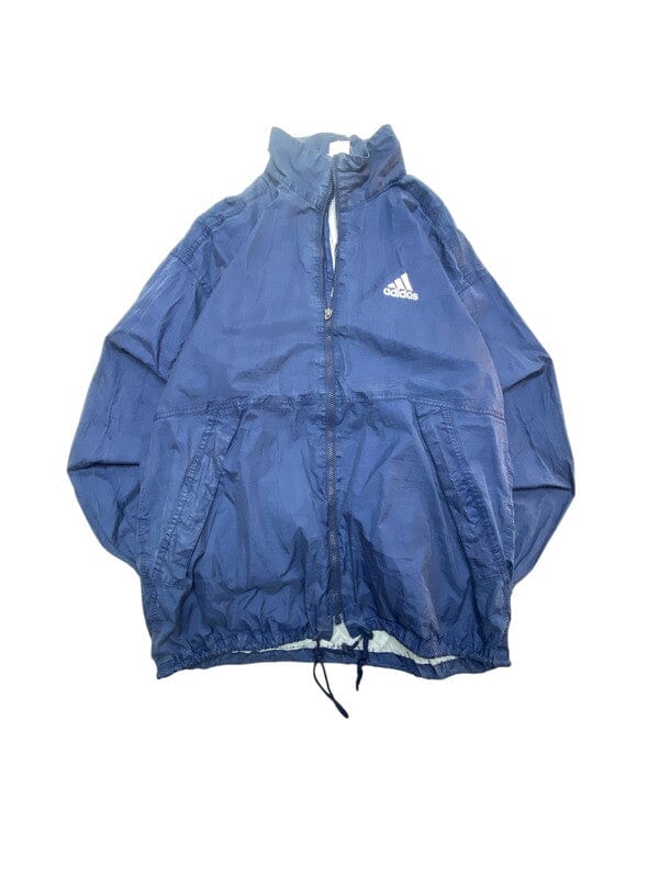 90s Navy Adidas Windbreaker Men's Large Northern Pole Vintage Wholesale 
