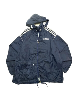 90s Navy Adidas Windbreaker Men's Large Northern Pole Vintage Wholesale 