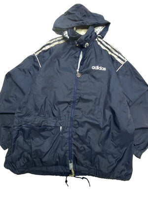 90s Navy Adidas Windbreaker Men's Large Northern Pole Vintage Wholesale 