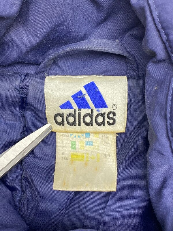 90s Navy Adidas Windbreaker Men's XL Northern Pole Vintage Wholesale 