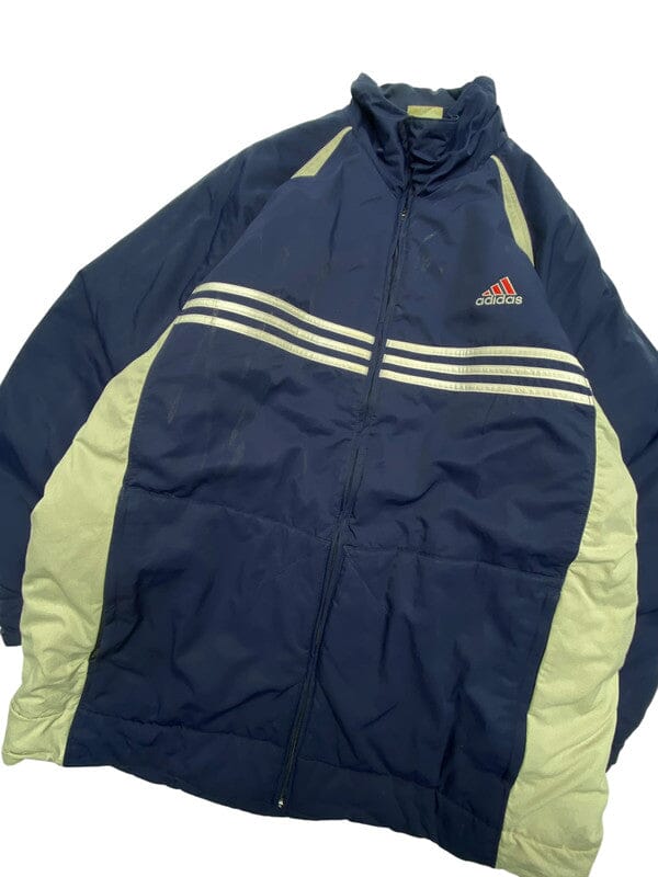 90s Navy Adidas Windbreaker Men's XL Northern Pole Vintage Wholesale 