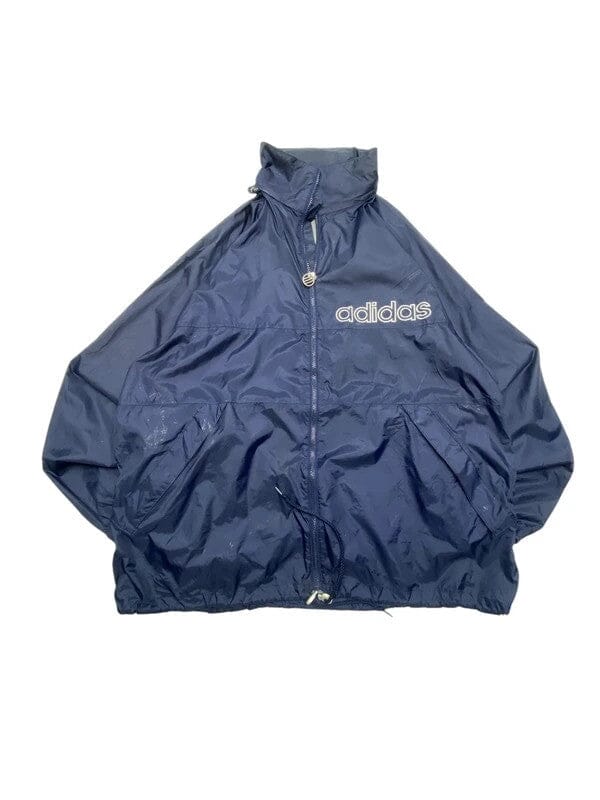 90s Navy Adidas Windbreaker Men's XL Northern Pole Vintage Wholesale 