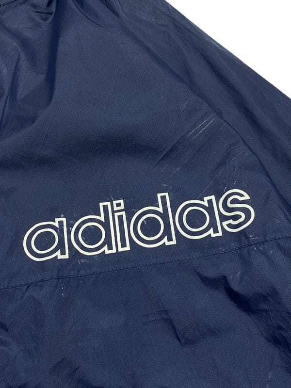 90s Navy Adidas Windbreaker Men's XL Northern Pole Vintage Wholesale 