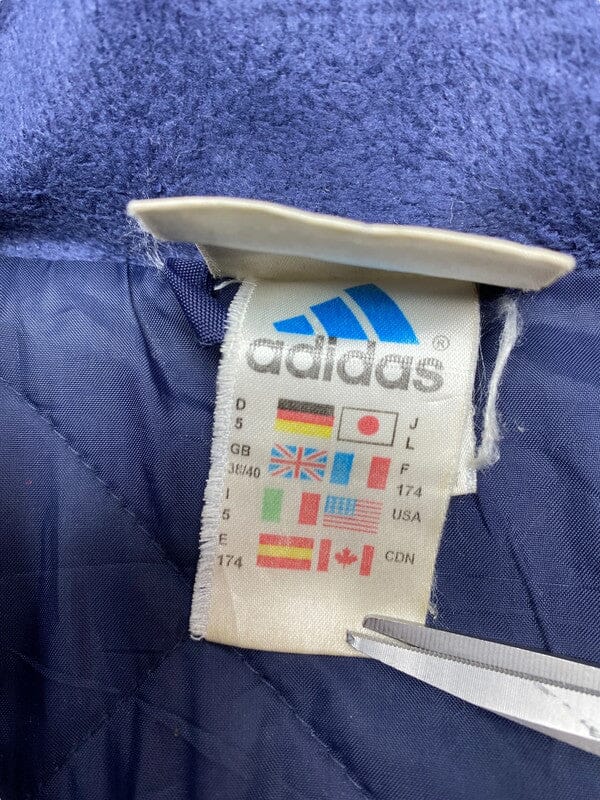 90s Navy Adidas Windbreaker Men's XL Northern Pole Vintage Wholesale 