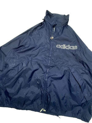 90s Navy Adidas Windbreaker Men's XL Northern Pole Vintage Wholesale 