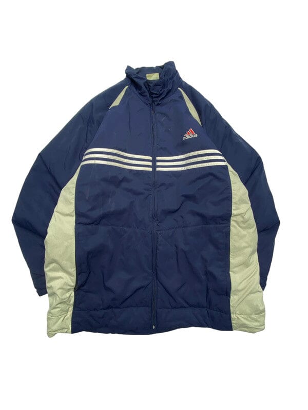 90s Navy Adidas Windbreaker Men's XL Northern Pole Vintage Wholesale 