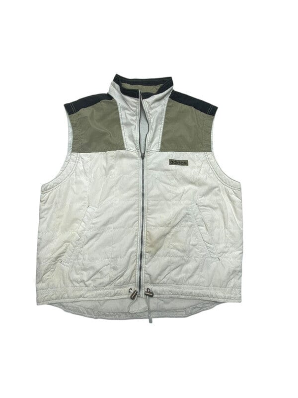90s White Adidas Gilet Men's XL Northern Pole Vintage Wholesale 