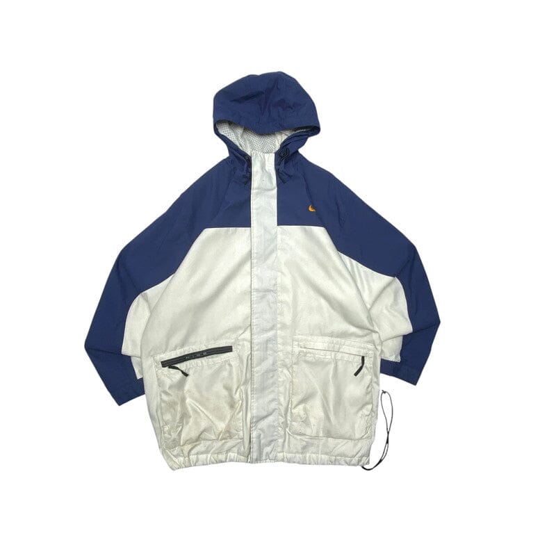 90s White Nike Raincoat Men's Medium Northern Pole Vintage Wholesale 