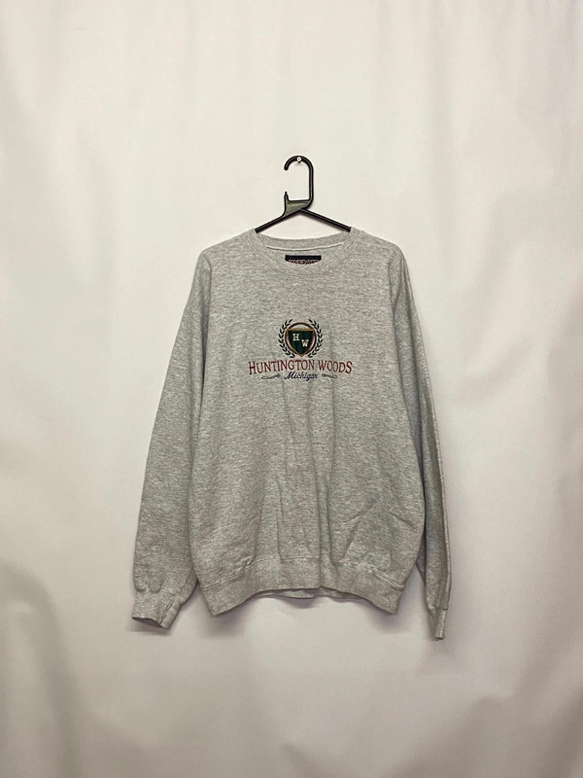 Vintage JanSport Huntington Woods Michigan Embroidered Sweatshirt Size L