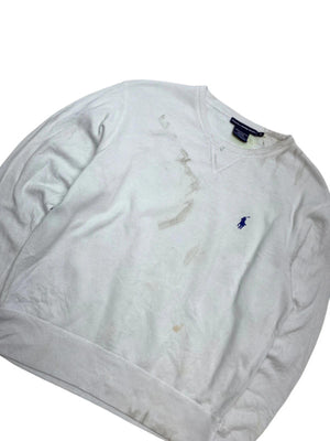White Ralph Lauren Sweatshirt Women's Large