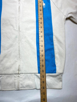 Polo Ralph Lauren White & Blue Full-Zip Track Jacket