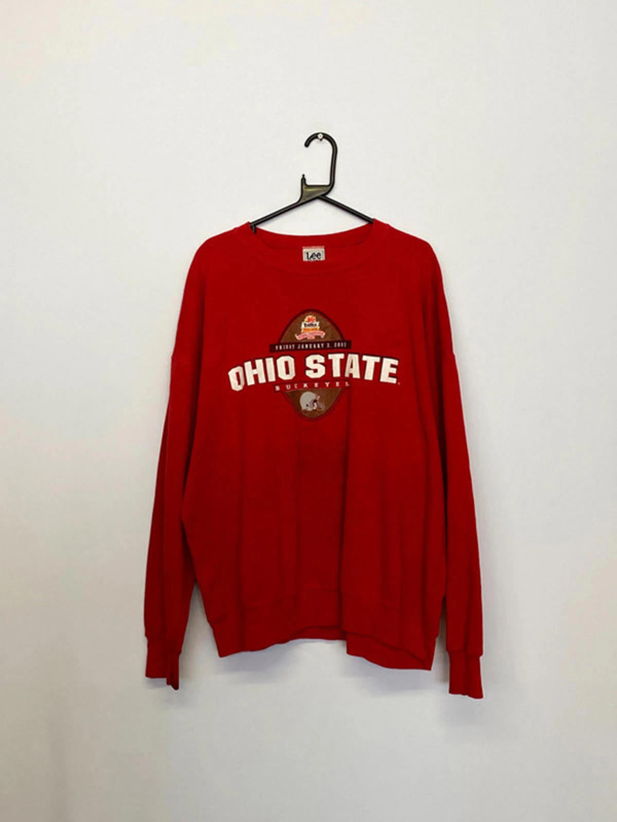 Vintage Lee Sport Ohio State Buckeyes Sweatshirt – 2003 Fiesta Bowl – Red – Size 2XL