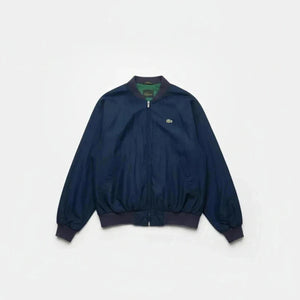 Vintage Lacoste Navy Bomber Jacket Full Zip